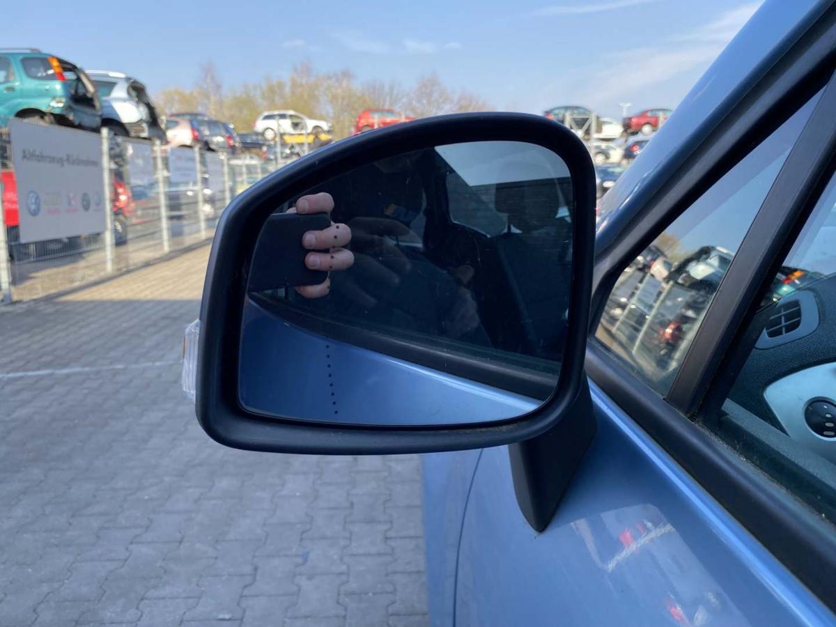 Renault Grand Scenic 3 original Au&szlig;enspiegel links elektrisch verstellbar Terpa Hellblaumetallic Bj.2011